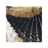 Geocelda de HDPE Ecológica y Duradera para el Control de la Erosión en Canales Hidráulicos y Riberas de Ríos con 5 Años de Garantía