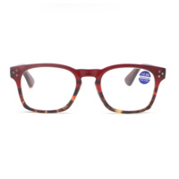 Usine en gros PC carré épissage couleur lunettes cadre unisexe hommes femmes lunettes correctives lunettes de lecture