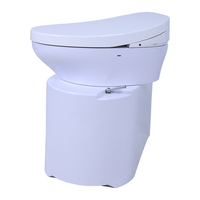 Toilette de compostage rotative peu encombrante pour camping-car, toilette intelligente à séparation sèche et humide