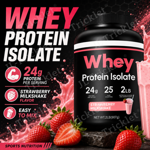 Proteine Isolate del Siero di Latte al Gusto Fragola 24g Proteine Post Allenamento Nutrizione Sportiva OEM Private Label Produttore all'Ingrosso - Product Image 3