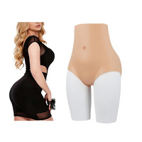 Culotte gainante push-up en silicone pour femme, taille haute, effet réaliste, rehausseur de fesses et de hanches, pour soirée