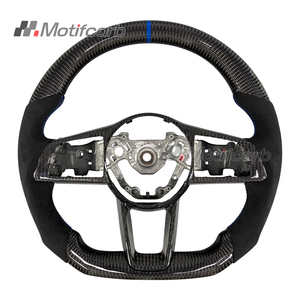 Volante de Fibra de Carbono Personalizado para Nissan Z Nismo 400Z Coupé 2023-2026 con Empuñaduras de Cuero Negro Perforado - Product Image 1