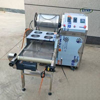 Machine à Crêpes Commerciale Grande Taille 2-25 Pouces, Diamètre Réglable, Gaz/Électrique, Automatique, Haute Productivité, Lait/Eau/Oeuf