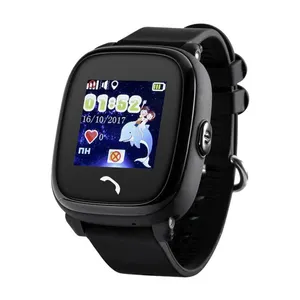 Wonlex Jam Tangan Pintar Android GPS, dengan Ponsel Tahan Air Mendukung 2G Wifi Tanpa Kamera Warna 1.22 Inci IPS Layar Sentuh 320x240