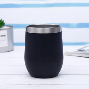 Vaso Térmico de 12oz con Forma de Huevo, Doble Pared, Aislamiento al Vacío, Botella de Agua Deportiva de Acero Inoxidable con Tapa, Tazas Minimalistas de 12oz - Product Image 6