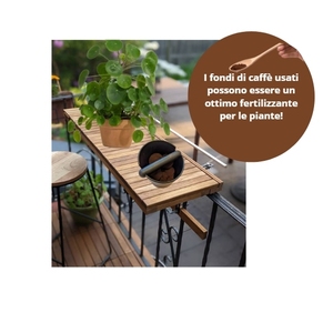 Contenitore per caffè macinato Knock Box da 15 cm, accessorio per barista, per porta filtro, contenitore per caffè silenzioso e antiscivolo - Product Image 5