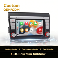 Autoradio Android Auto BQCC 7 pouces IPS MP5 avec écran Carplay, FM AM RDS BT FM AHD, système multimédia stéréo pour véhicule Fiat Bravo 2007-2014