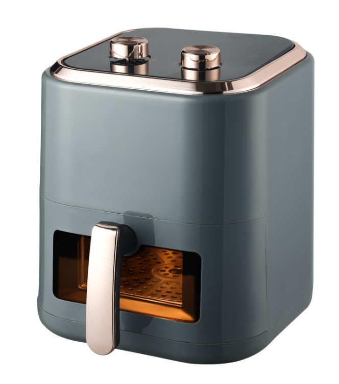 Cross-Border Air Fryer Home Video Electric Fryer Multifunctional Air Oven Fried Chicken and Chips Pot UK, US and Europe Plug