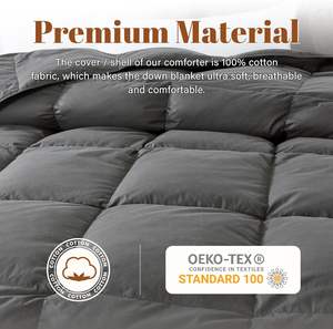 All Season Queen <strong>Duvet</strong> Insert Super King Duck Goose Feather Comforter <strong>Camping</strong> Hotel Bed <strong>Duvet</strong> 100 Down Quilt - Product Image 2