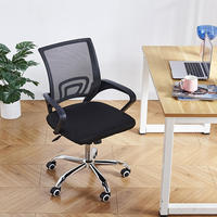 Chaise de bureau ergonomique AODA avec dossier en maille, chaise de bureau informatique réglable avec soutien lombaire, chaise de travail pivotante