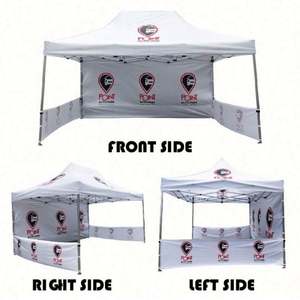 Carpa de Jardín Fácil de Instalar, Gazebo de 8x8 Pies, Personalizable, 10x10 Pies, Impermeable, Resistente, para Ferias Comerciales - Product Image 2