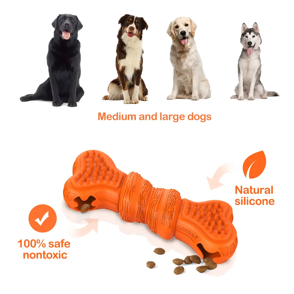 Giocattoli per cani di lusso LaRoo per cani aggressivi masticatori giocattolo per cani con ossa di mais