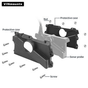 Housse de protection pour transducteur VINmounts LVS34, en nylon, pour sondeur de pêche, étanche, anti-rayures, pour kayak marin - Product Image 2