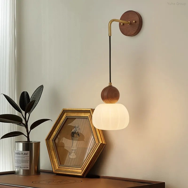 Modern LED Iron Chandelier Wall Lamp for Living Room Simple White Dimmable High CRI 90 50000 Hours Lifespan 95 Lm/W Efficiency