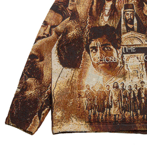 Với thấp moq tùy chỉnh thiết kế bông polyester Tay nghề tốt dệt trùm đầu Áo len tấm thảm Hoodies - Product Image 2