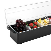 Organisateur de rangement de cuisine à domicile boîte à fruits en plastique boîte d'assaisonnement