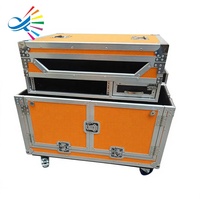 Excellent étui de transport personnalisé en contreplaqué ignifuge pour contrôleur DJ Pioneer Rev7 avec support pour ordinateur portable