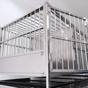 HF 3層動物獣医ペットケージ & 住宅獣医犬ケージステンレス犬犬小屋ケージ