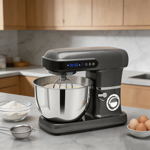 Impastatrice Planetaria Jewin 2200W in Acciaio Inox 5L per Uso Domestico con Pulsante di Espulsione, Ciotola e Gancio per Impastare - Product Image 5