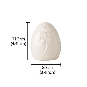 Décoration de Pâques moderne, œufs en céramique artisanaux, ornements d'œufs artistiques faits à la main, décoration de bureau, décoration de la maison <span class=keywords><strong>pour</strong></span> Pâques - Product Image 6