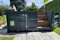 Piscine en conteneur personnalisée 20 pieds 40 pieds Expédition familiale hors sol en fibre de verre Conception de piscine en conteneur de grande taille