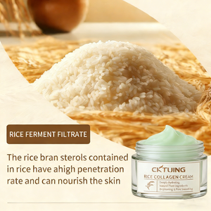 Produits de soin de la peau vegan éclaircissants, crème au collagène blanchissante, crème pour le visage au riz éclaircissante - Product Image 3