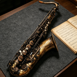 Saxophone ténor Bb en <span class=keywords><strong>cuivre</strong></span> antique, matériau en laiton, saxophone professionnel de haute qualité - Product Image 4