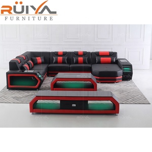 Canapé de <span class=keywords><strong>Salon</strong></span> LED RGB Haute Qualité, Canapé avec Éclairage LED – Usine de Meubles de Foshan - Product Image 6