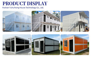 Maison conteneur modulaire préfabriquée pliable, panneau sandwich, installation rapide, utilisation hôtelière, design moderne, faible coût, mobile - Product Image 6