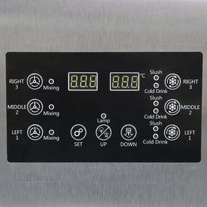 เครื่องทำน้ำสเลอว์220V ถังแช่แข็งแบบยุโรปถังเดี่ยว15L * 3 - Product Image 4