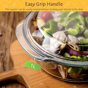 2025 Modern Eco-Friendly Glass Cookware Set with High Borosilicate Material - Product Image 4