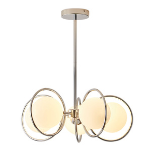 Bauhaus Parisian Cream Instagram Pendant <b>Lighting</b> Vintage Style Nordic Magic Bean for Living Bedroom <b>Dining</b> & Dressing Room - Product Image 2