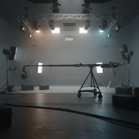 Grue de caméra télescopique en alliage d'aluminium réglable pour équipement de tournage vidéo