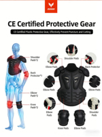 Nouvelle veste de moto pour homme et femme, été, respirante, en maille, protection antidérapante, anti-collision, armure souple, équipement CE2