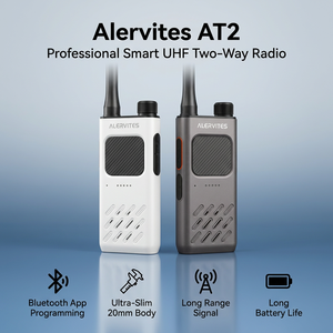 <span class=keywords><strong>Radio</strong></span> Intelligente Baofeng Alervites AT2 2W <span class=keywords><strong>UHF</strong></span> con Supporto Bluetooth, Walkie Talkie AI Offline per Avventure Fuori Rete - Product Image 1