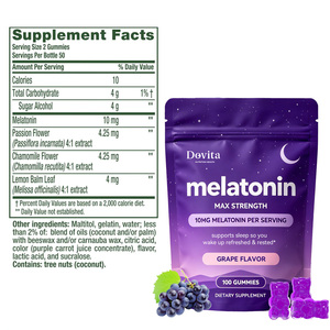 Gomitas de Melatonina para Dormir, Fabricante de Suplementos de Marca Privada OEM, Descanso Nocturno, Relajación, Sueño Profundo, Venta al Por Mayor - Product Image 2