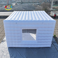 Tente carrée gonflable blanche de chapiteau de tente gonflable hermétique commerciale de cube pour l'événement de noce