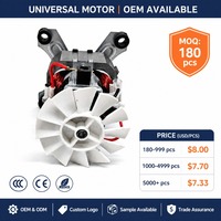 Moteur de mixeur électrique en acier inoxydable 7630 avec rotor à fil de cuivre et stator à fil d'aluminium pour accessoires de mixeur-broyeur domestique