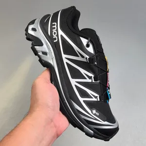 Men's Women's Lace-Up Multi-Terrain <b>Sneakers</b> | Retro Design Trail Run Casual Walk | Lightweight Durable All-Weather PU <b>Leather</b> - Product Image 4