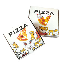 Boîte d'emballage pour pizza en carton imprimé de 10, 12, 14, 15, 16, 18 pouces, boîte à pizza personnalisée de haute qualité, fabriquée en Chine
