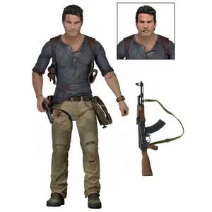 NECA Uncharted robber Joint mobility Anime Action Figures model Toy 18CM wholesale