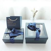 Confezione regalo di alta qualità, design a conchiglia, colore personalizzato, elegante, economico