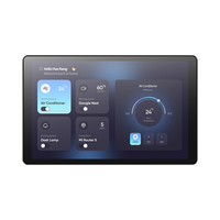 Tablette d'hôtel Android PoE à montage mural de 10 pouces avec PoE et RS485 pour le service de chambre de contrôle à domicile intelligent et les appels VOIP