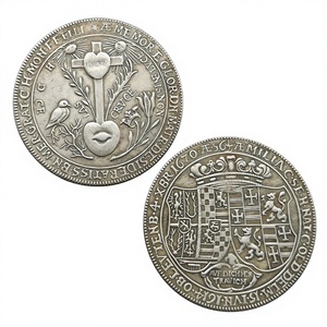 Monedas Conmemorativas del <span class=keywords><strong>Imperio</strong></span> <span class=keywords><strong>Sacro</strong></span> Romano de 1670, Estilo Antiguo, con Cruz, Corazón y Paloma, Regalos, Decoración del Hogar - Product Image 1