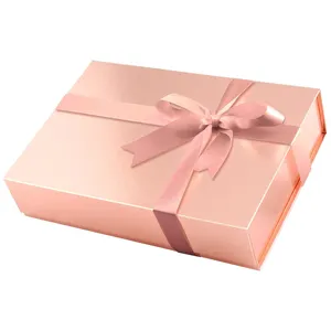 Caja de papel ecológico con logotipo impreso personalizado, Cajas de Regalo para ropa, caja de regalo para ropa, caja de regalo extra grande con tapas