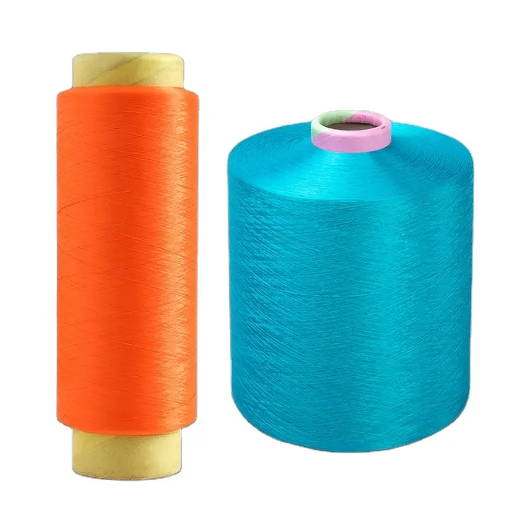 Dti Him Yarn Recycled DTY Polyester Filament Yarn 150D 200D 300D 450D 600D