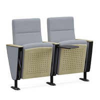 Chaises de cinéma et d'auditorium modernes en métal, chaises de théâtre mobiles, sièges de salle de conférence, sièges inclinables électriques, sièges coulissants