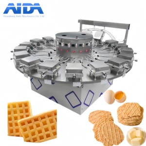 เครื่องทำวาฟเฟิล 15 หัว รุ่น AD สายการผลิตวาฟเฟิลนุ่มอัตโนมัติ เครื่องทำวาฟเฟิล อาหารว่าง - Product Image 2