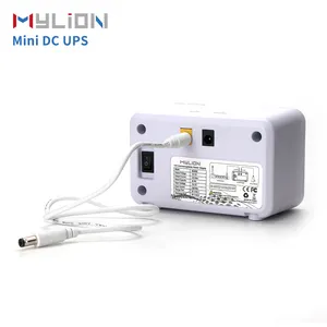 Mylion 5V 9V 12V 2A 3A 5A Mini DC UPS 12000mAh 12V Unidad de batería de respaldo fuente de alimentación ininterrumpida para enrutador WiFi Gateway ONT