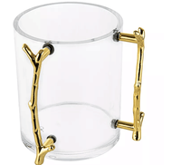 Tasse de lavage en acrylique Lucite pour cérémonie musulmane, tasse de lavage en marbre sur mesure en usine